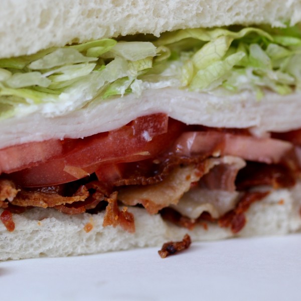 #1 BLT with Turkey & Mayo on White Viennna